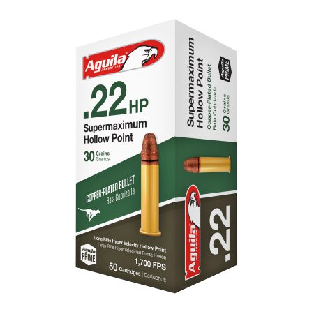 Aguila Ammunition - Aguila Ammunition 1B220297 22LR Supermaximum 30 Grain Hollow Point Ammo - Pack of 50/1000 Rounds