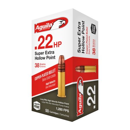 Aguila Ammunition - Aguila Ammunition 22LR High Velocity Hollow Point Ammo – 38 Grain, 50 Rounds per Box