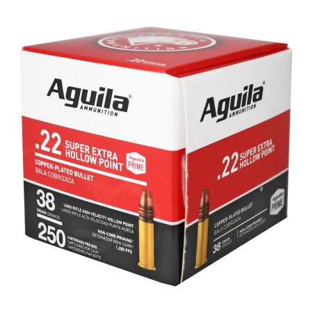 Aguila Ammunition - Aguila Ammunition Rimfire 22LR Hollow Point 38 Grain - 250 Rounds