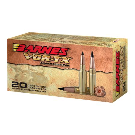 Barnes - Barnes VOR-TX 6.5 Grendel 115-Grain Tipped Triple Shock X Ammunition - Precision Factory Load for Hunting and Target Shooting