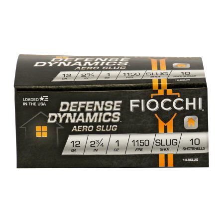 Fiocchi Ammunition - Fiocchi Ammunition 12 Gauge Aero Slug – Reliable 2.75-inch Slug for Personal Defense and Hunting