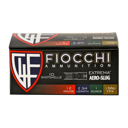 Fiocchi Ammunition - Fiocchi Ammunition 12 Gauge Aero Slug – 10 Rounds per Box, 250 per Case