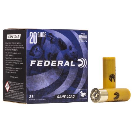 Federal - Federal Game Load 20 Gauge 2 3/4 inch #6 Shot - Reliable Upland Game Ammunition