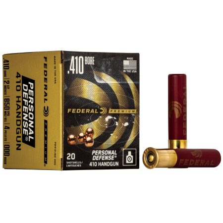 Federal - Federal Premium 410 Bore 2.5 Inch Buckshot – 000 Buck, 20 Rounds per Box