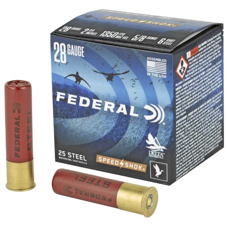 Federal - Federal Speed-Shok Steel 28 Gauge 2-3/4 inch #6 Shotshells - 25 Rounds per Box