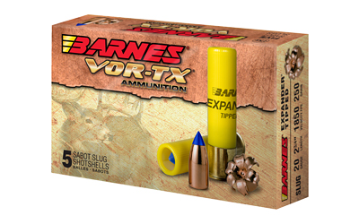 Barnes - Barnes VOR-TX 20 Gauge Slug Ammunition, 250 Grain - Precision Hunting Round