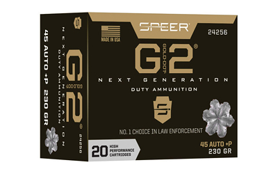 Speer Ammunition - Speer Ammunition Gold Dot G2 45 ACP 230-Grain Hollow Point Ammunition (20 Rounds per Box, 200 per Case)