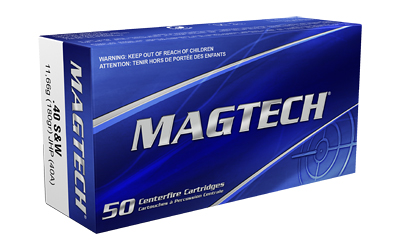 Magtech - Magtech 40 S&W 180 Grain Hollow Point Ammunition – Sport Shooting Series (50 Rounds per Box)