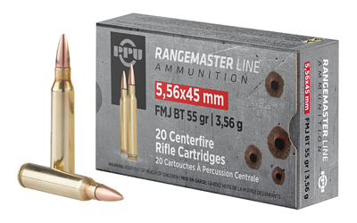 Prvi Partizan - Prvi Partizan PPRM5561 556 NATO 55 Grain RangeMaster FMJ Ammunition - 20 Rounds