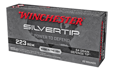Winchester Ammunition - Winchester Ammunition Silvertip .223 Remington 64 Grain Polymer Tip Ammunition - 20 Rounds Per Box
