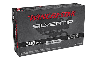 Winchester Ammunition - Winchester Ammunition Silvertip .308 Winchester 150 Grain Polymer Tip Ammunition (20 Rounds per Box)