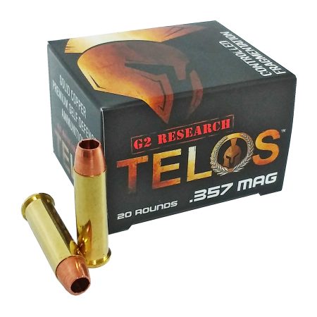 G2 Research - G2 Research Telos 357 Magnum 105-Grain Copper Lead-Free Projectiles (20 Rds per Box, 500 Rds per Case)