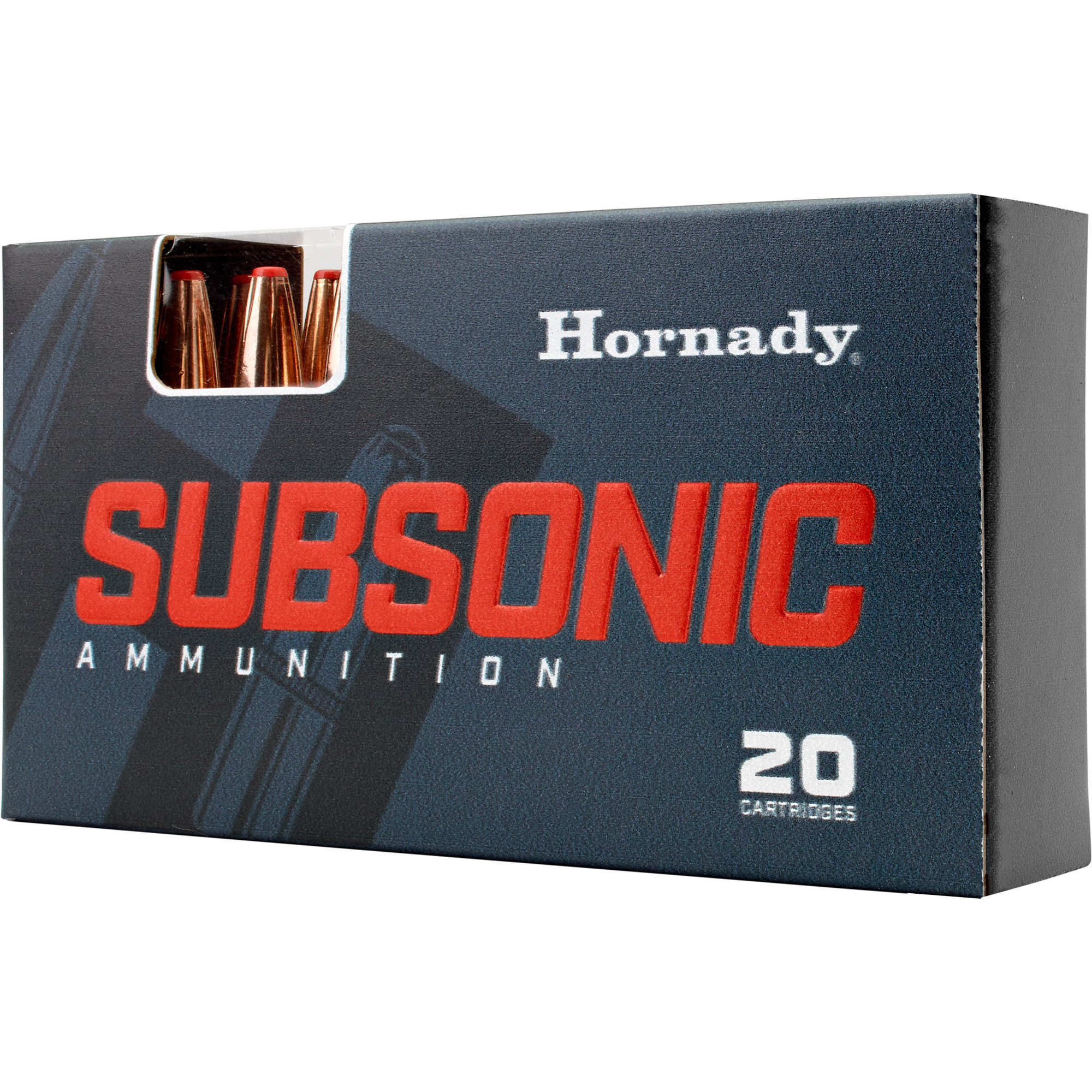 Hornady - Hornady Subsonic 450 Bushmaster Ammunition - 395 Grain Sub-X Bullet, 20 Rounds