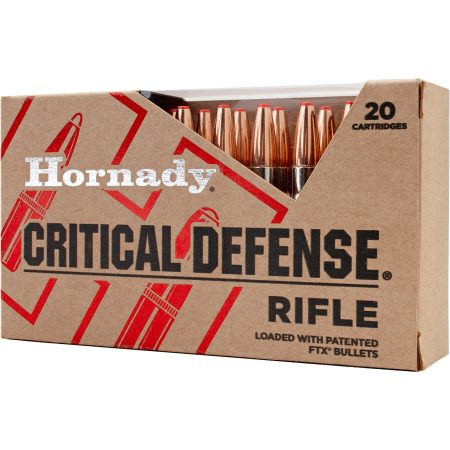 Hornady - Hornady Critical Defense FlexTip Ammunition for 327 Federal Magnum, 80 Grain, 25 Rounds Per Box