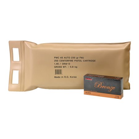 PMC Ammunition - PMC Ammunition Bronze 45 ACP 230 Grain Full Metal Jacket – 250 Rounds per Box
