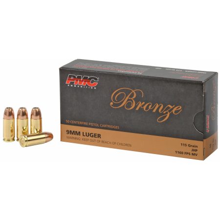 PMC Ammunition - PMC Ammunition 9mm Bronze Hollow Point 115 Grain - 50 Rounds per Box