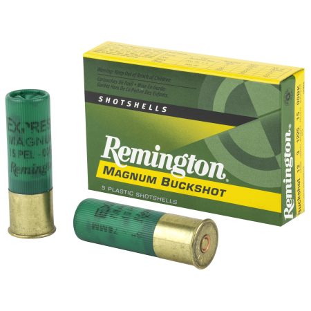 Remington - Remington Express Mag 12 Gauge 00 Buckshot - 5 Rounds per Box, 250 per Case