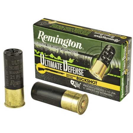 Remington - Remington Ultimate Defense 12 Gauge 2.75-inch #4 Shotshells (5 per box, 100 per case)