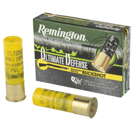 Remington - Remington Ultimate Defense 20 Gauge 2.75-inch 3 Buck Shotshells, 5 Rounds per Box