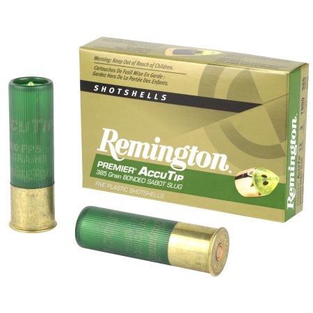 Remington - Remington AccuTip Sabot Slug 12 Gauge 3-inch, 385 Grain - Precision Hunting Ammunition