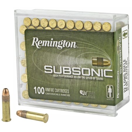 Remington - Remington Subsonic .22 LR 40 Grain Copper Hollow Point Ammunition - Box of 100