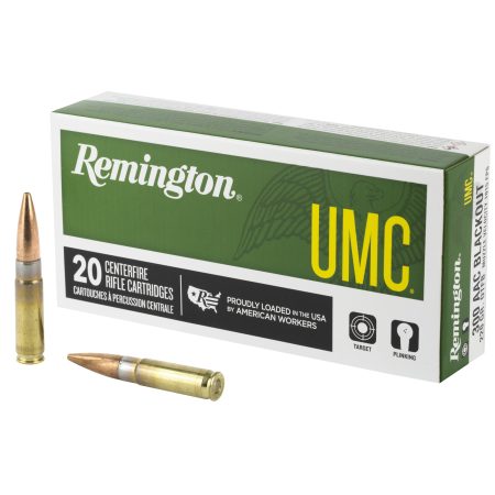 Remington - Remington UMC 300 Blackout 220-Grain Open Tip Flat Base Rifle Ammunition (20 Rounds per Box)