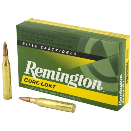 Remington - Remington Core-Lokt 25-06 Remington 120 Grain Pointed Soft Point Ammunition (20 Rounds per Box)