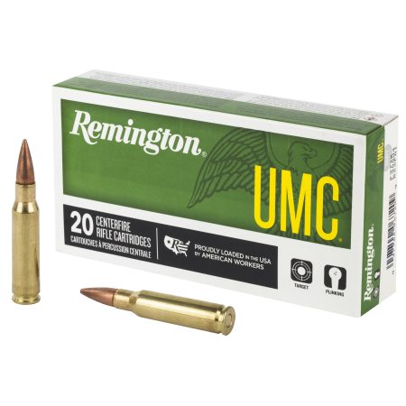 Remington - Remington UMC 308 Winchester 150 Grain Full Metal Jacket Rifle Ammunition - 20 Rounds