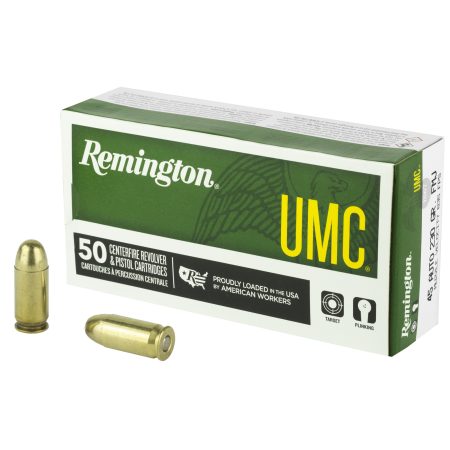 Remington - Remington UMC 45 ACP 230 Grain Full Metal Jacket Ammo - 50 Rounds Per Box