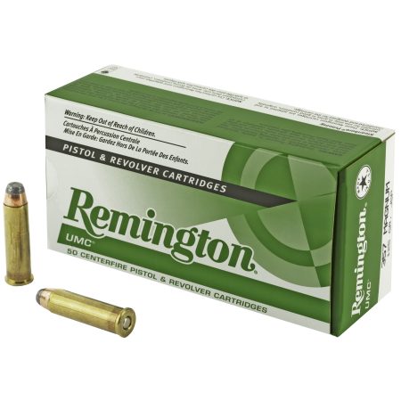 Remington - Remington UMC 357 Magnum 125-Grain Jacketed Soft Point Ammunition (50 Rounds Per Box)