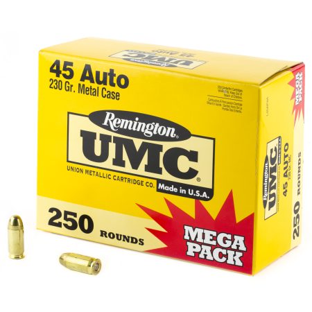 Remington - Remington UMC 45 ACP 230 Grain Full Metal Jacket Ammunition (250 Rounds per Box)
