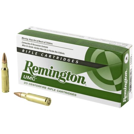 Remington - Remington UMC 6.8 SPC 115 Grain Full Metal Jacket Rifle Ammunition (20 Rounds per Box)