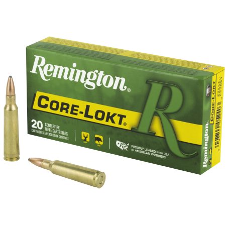 Remington - Remington Core-Lokt 250 Savage 100-Grain Pointed Soft Point Ammunition - 20 Rounds