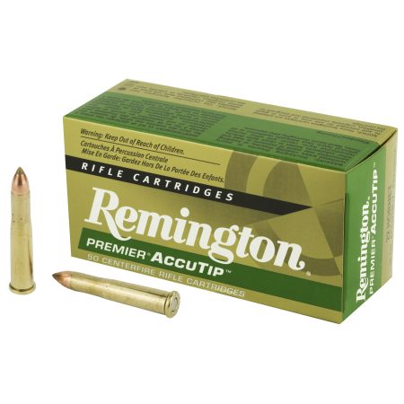 Remington - Remington Premier AccuTip-V 22 Hornet 35 Grain Varmint Ammunition (50 Rounds)
