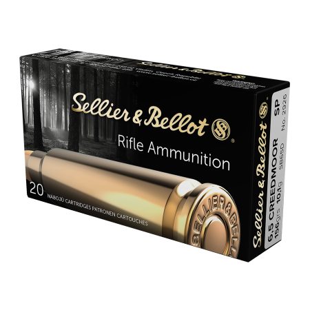Sellier & Bellot - Sellier & Bellot 6.5 Creedmoor Soft Point Ammunition, 156 Grain, 20 Rounds per Box