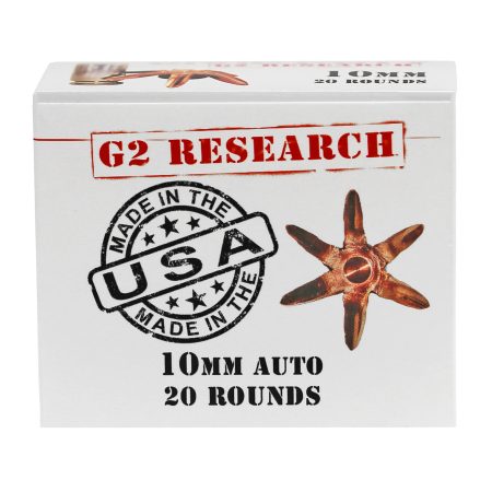 G2 Research - G2 Research Civic Duty 10mm 122 Grain Copper Self-Defense Ammunition - 20 Rounds per Box