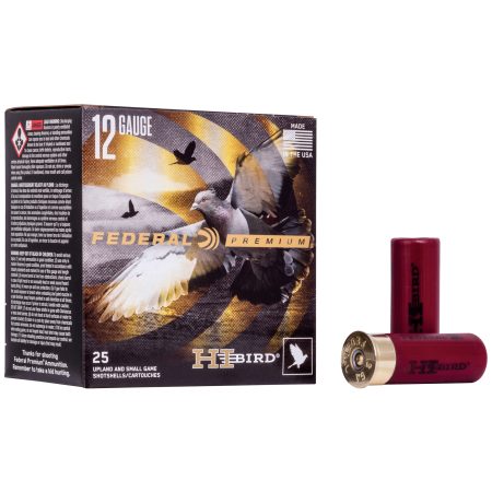 Federal - Federal Hi-Bird 12 Gauge Shotshells – 1 1/8 oz #8, 3 1/4 Dram, 25 Rounds