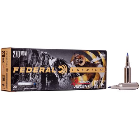 Federal - Federal Premium Terminal Ascent 270 Winchester Short Magnum 136-Grain Nosler Partition Bullets (20 Pack)