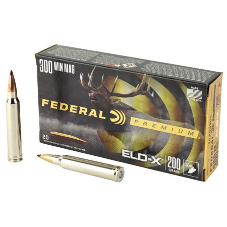 Federal - Federal Premium 300 Winchester Magnum 200-Grain ELD-X Polymer Tip Hunting Bullets (Part P300WELDX1)