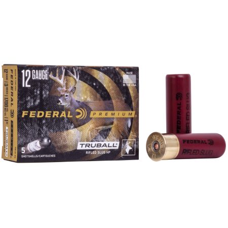 Federal - Federal Premium Prairie Storm 12 Gauge 3-Inch TruBall Slug – 1 oz, Pack of 5