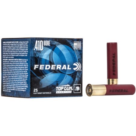 Federal - Federal Top Gun Sporting 410 Bore Shotshells – 1/2 oz #7.5 Lead, 25 Pack