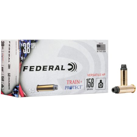 Federal - Federal Train & Protect .38 Special 158-Grain VHP Hollow Point Ammunition (50 Rounds per Box)