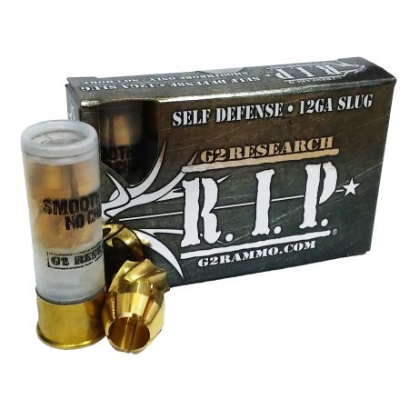G2 Research - G2 Research RIP 12 Gauge 2.75 Inch Solid Brass Slug - 5 Pack