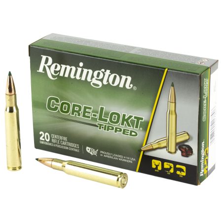 Remington - Remington Core-Lokt Tipped .30-06 Springfield 180-Grain Hunting Ammunition (20 Rounds per Box)