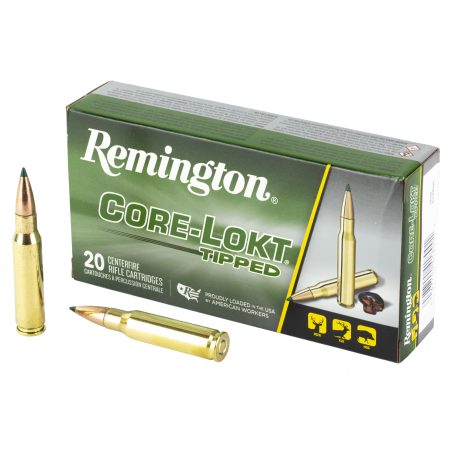 Remington - Remington Core-Lokt Tipped .308 Winchester 150 Grain Ammo - 20 Rounds per Box