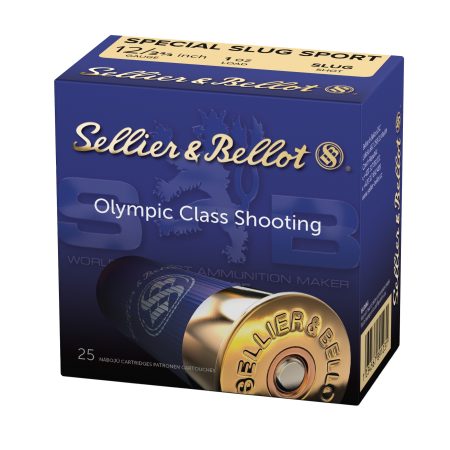 Sellier & Bellot - Sellier & Bellot 12 Gauge 2.75-Inch 1 oz Slug Shotshell (25/Box, 250/Case)