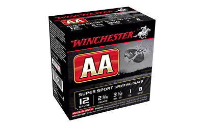 Winchester Ammunition - Winchester Ammunition AA Supersport Sporting Clay 12 Gauge 2.75-Inch Shotshells - 1 oz #7.5 Shot, Box of 25