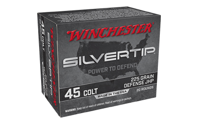 Winchester Ammunition - Winchester Ammunition Silvertip .45 Colt Hollow Point, 225 Grain – 20 Rounds Per Box