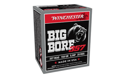 Winchester Ammunition - Winchester Ammunition Big Bore .357 Magnum 158-Grain Jacketed Soft Point - Box of 20, Case of 200