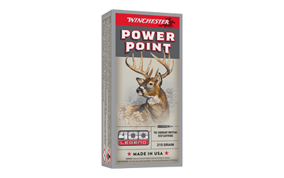 Winchester Ammunition - Winchester Ammunition Power-Point 400 Legend 215-Grain Rifle Ammunition (20 Rounds)